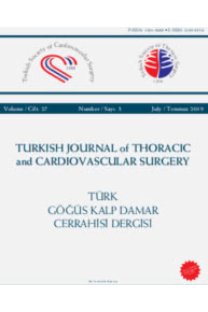 Türk Göğüs Kalp Damar Cerrahisi Dergisi kapağı