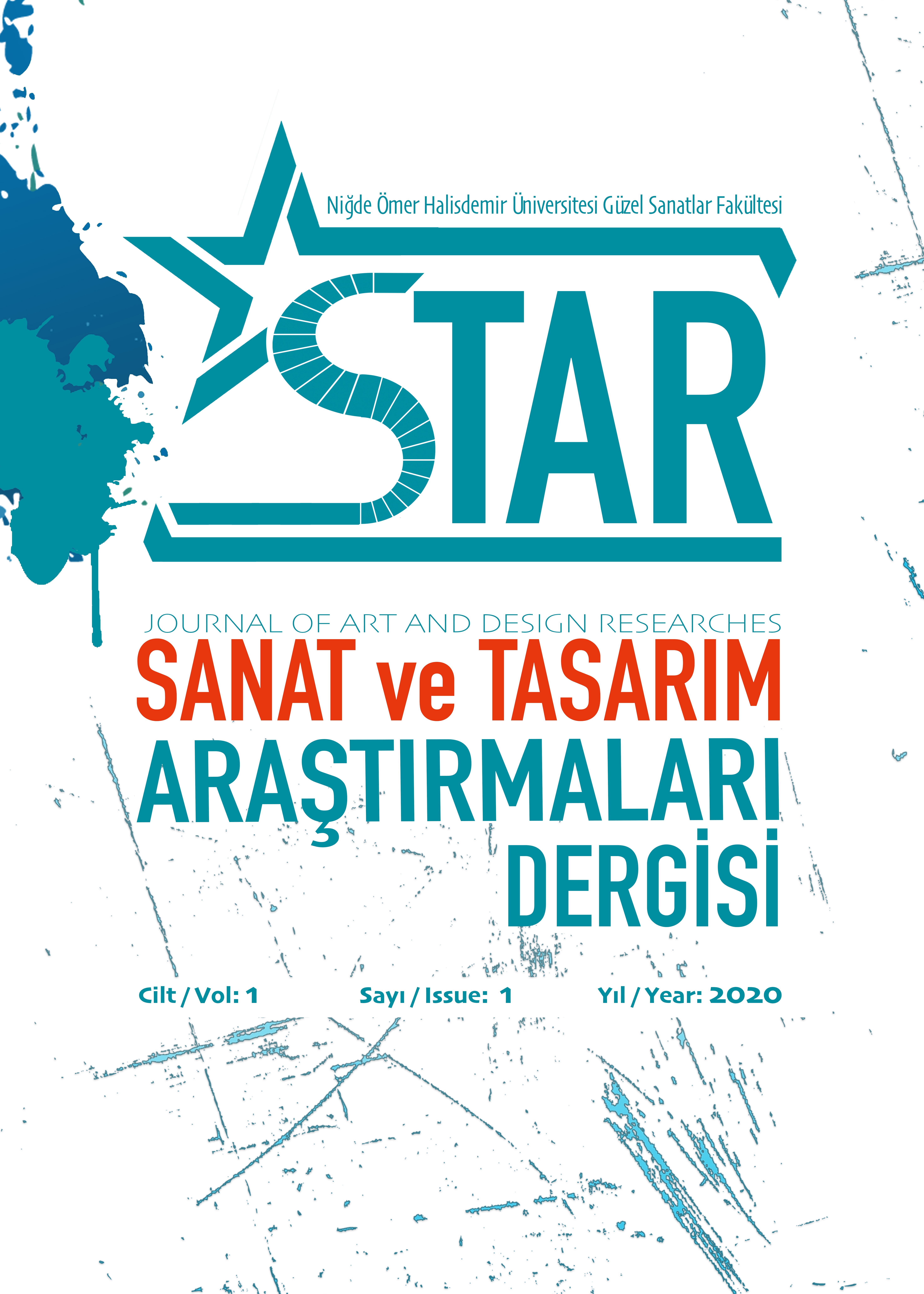 STAR Sanat ve Tasarım Araştırmaları Dergisi kapağı